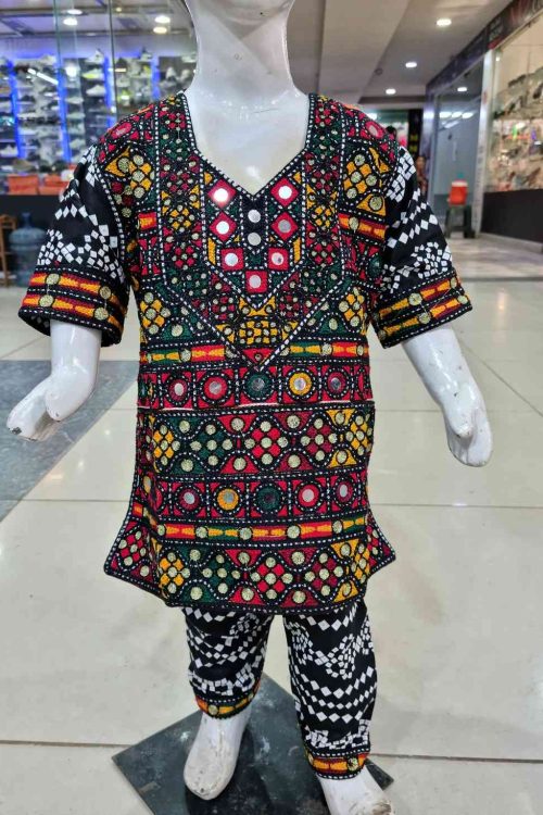 Traditional Balochi Embroidery 2pc for 6 to 10 years