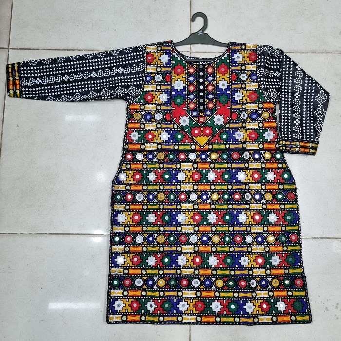 Balochi Embroidery Shirt With Heavy Embroidery