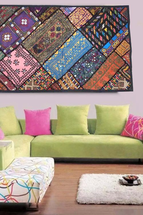 Traditional Patchwork Wall Hanging Decoration Piece